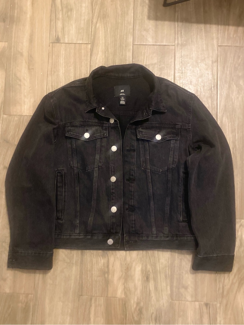 H&M Black Denim Trucker Jacket - Men’s